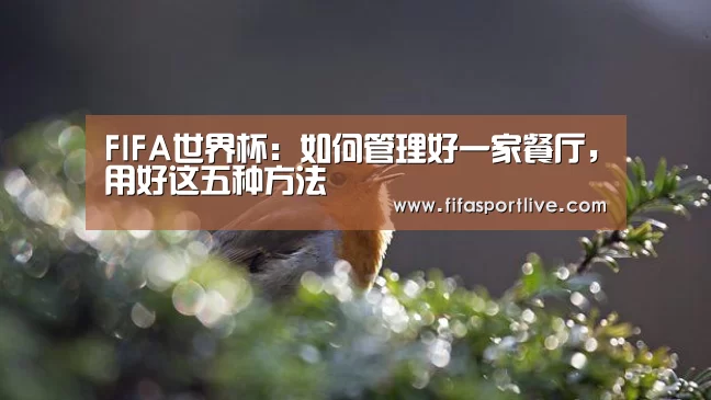 FIFA世界杯:如何管理好一家餐厅,用好这五种方法(图1) 2026世界杯